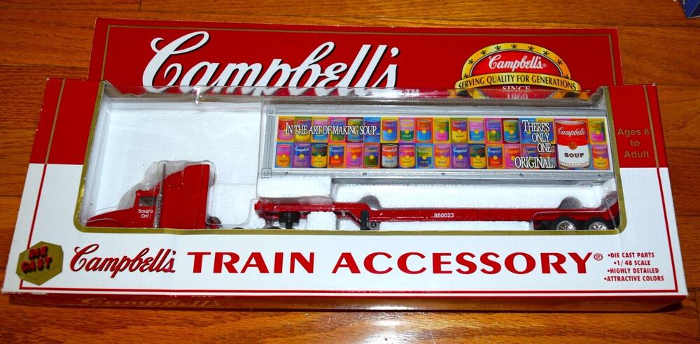 1995 Campbell Train Accessory 1/48 scale in the art of making soup